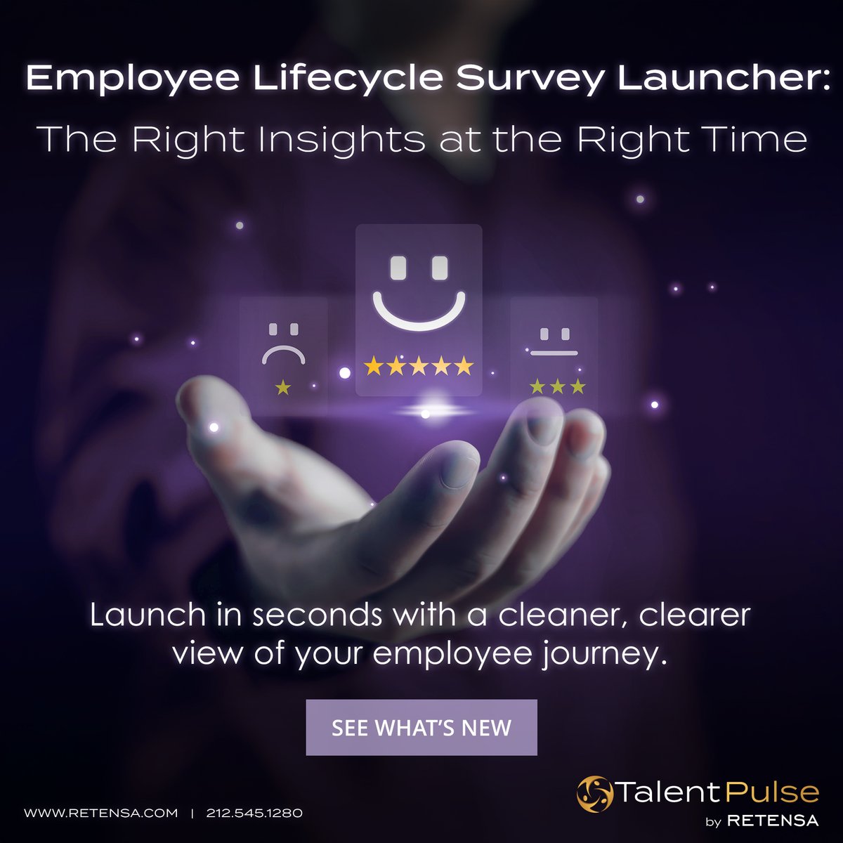 Retensa's tweet photo. โจUpdate: Introducing the NEW Survey Launcher โ designed to give you the right insights at the right time!
No changes to your surveys โ just a smoother path to understanding your workforce.
#TalentPulse #EmployeeExperience #SurveyLauncher #HRTech #EmployeeJourney #Retensa https://t.co/cnIZy7YdW8