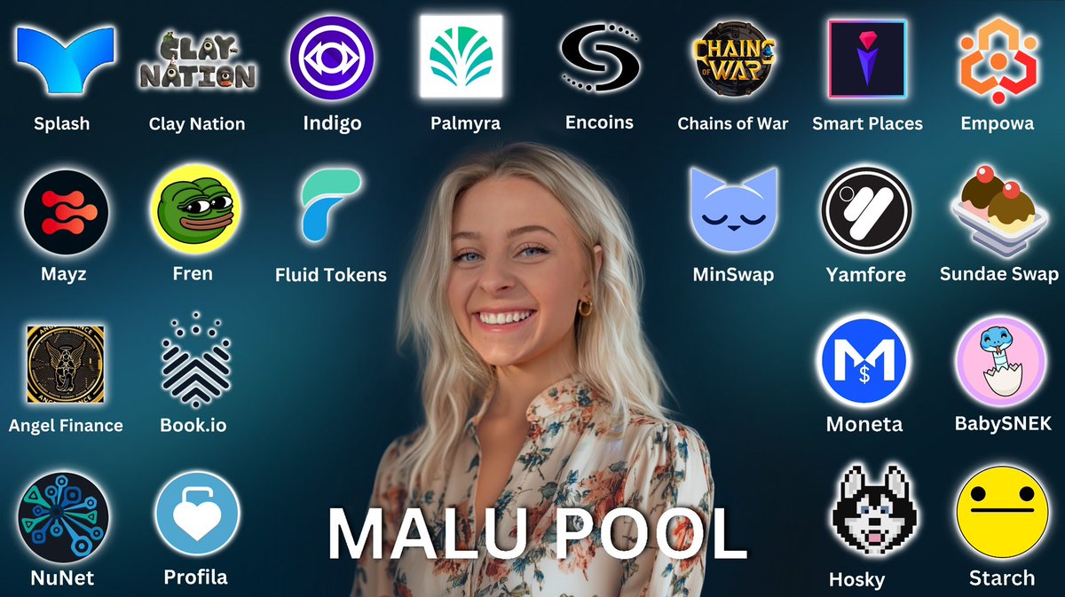 To date, MALU Pool has hosted ISPOs for nearly every major Cardano project!
Some were through official ISPOs, others through personal support from the projects.
I just want to give a huge shoutout to all the incredible teams in our ecosystem! 
Your support means everything! 💙
