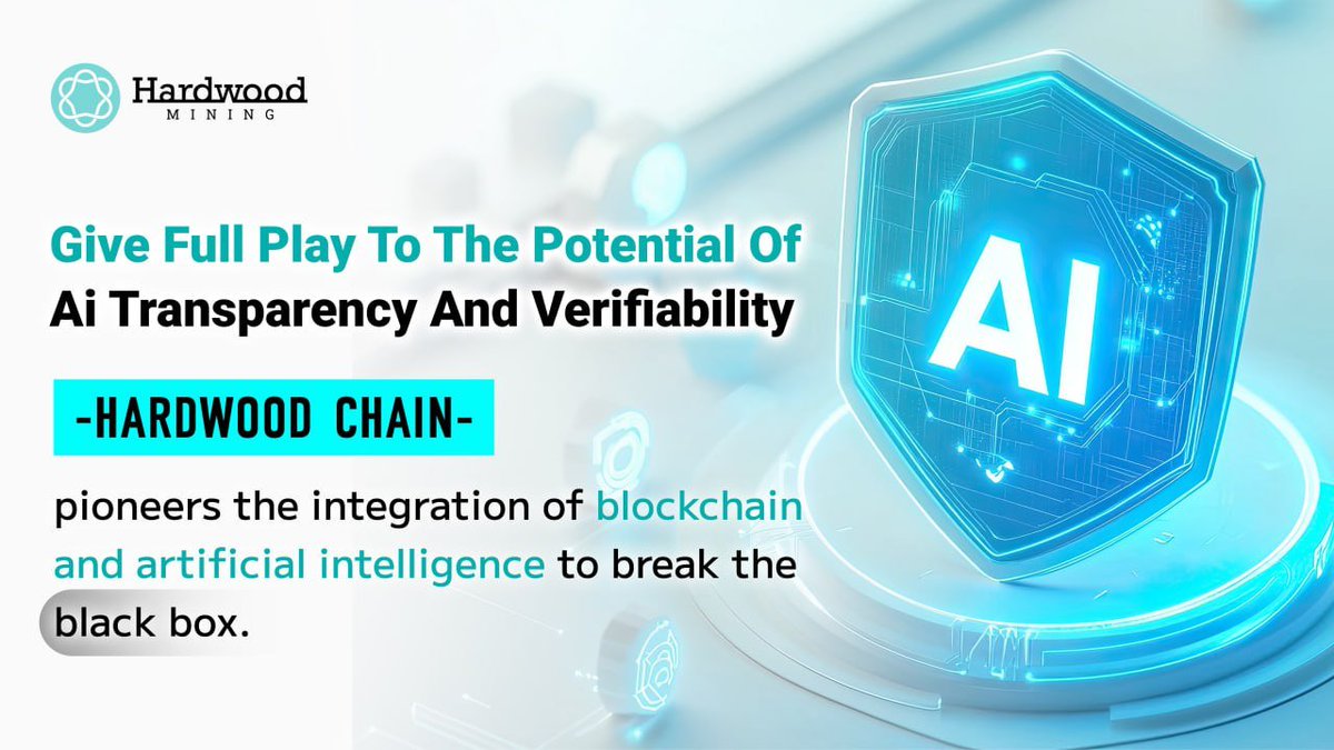 HardWoodMining's tweet photo. 🦾Unleash the potential of transparency and verifiability in AI
💬Hardwood Chain is the first to integrate blockchain with AI, breaking the black box
❤️‍🔥Experience unprecedented transparency and credibility
#Hardwood #AI #Transparency https://t.co/j7ReMLeDWe