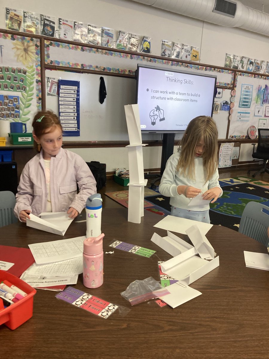 Phelps Center@Phelps Center- Teamwork Instant Challenge - Thinking Skills lesson for 1-2 grade