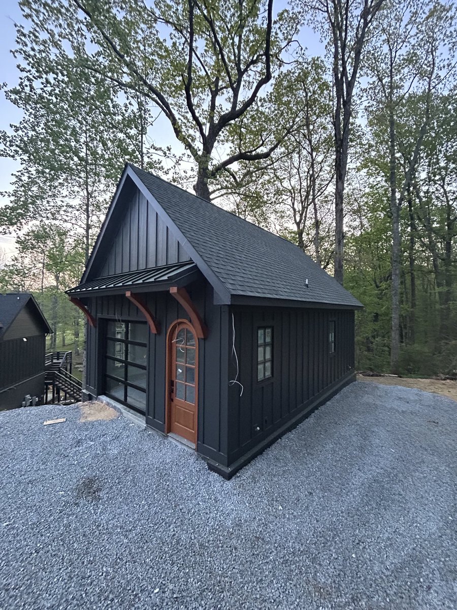 In the home stretch at this pottery studio! 

Most excited to share the custom retractable ship’s ladder designed and fabricated by the guys in our shop. Install today!