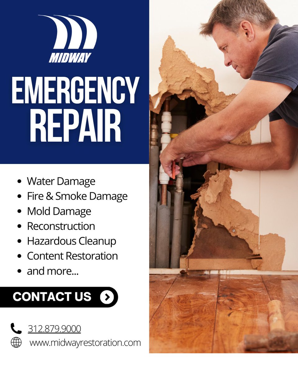 Midway Restoration Services is here to help you recover with our comprehensive restoration solutions. Whether it's water damage, fire damage, or mold remediation, our experts are ready to restore your property to its original state.