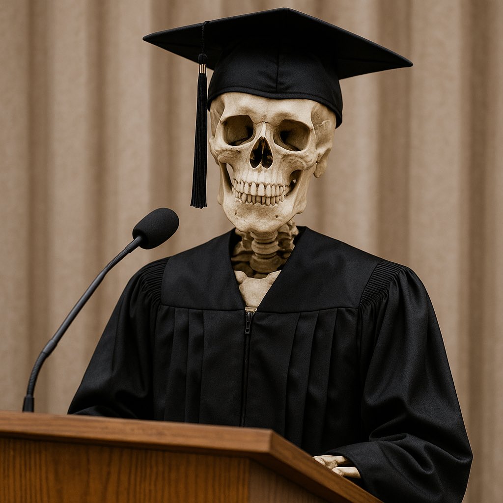 oiwthomas's tweet photo. Não pode faltar no discurso de formatura:

“Nosso sincero agradecimento ao ChatGPT por todo apoio” https://t.co/TZBUWsBZrd