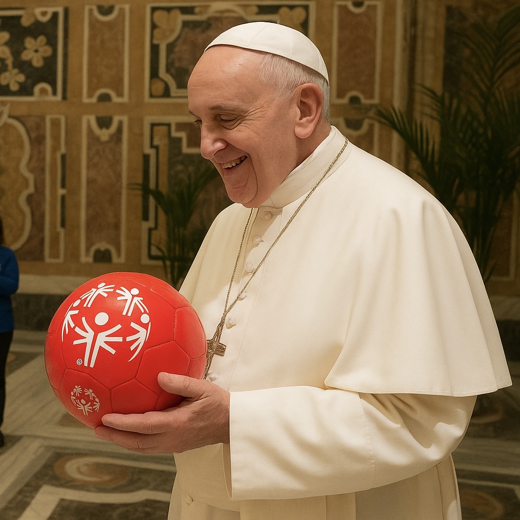 Hoy recordamos al Papa Francisco, ejemplo de amor, inclusión y compromiso. Su legado vive en cada paso hacia un mundo más justo y en cada sonrisa que inspira. Gracias por tanto. Que su luz nos siga guiando siempre 🕊️💫
