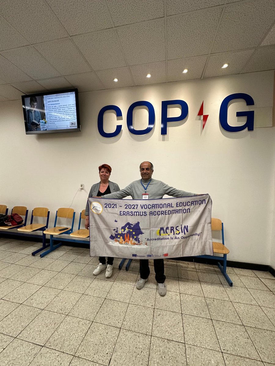 Mersin İl Milli Eğitim Müdürlüğü #ErasmusPlus Mesleki Eğitim Akreditasyon kapsamında Çekya Prag’da Hasan SUCU öğretmenimiz 14-18 Nisan 2025 tarihleri arasında işbaşı gözlem faaliyetine tamamlamıştır. <a href="/tcmeb/">Millî Eğitim Bakanlığı</a> <a href="/valiatillatoros/">Atilla Toros</a>
<a href="/MersinMEM/">Mersin İl Millî Eğitim Müdürlüğü</a> <a href="/fazilet_durmus/">Fazilet Öğretmen 🇹🇷</a>
<a href="/ErasmusMersin/">Erasmus+ Mersin</a> <a href="/AnamurMem/">Anamur İlçe Millî Eğitim Müdürlüğü</a>