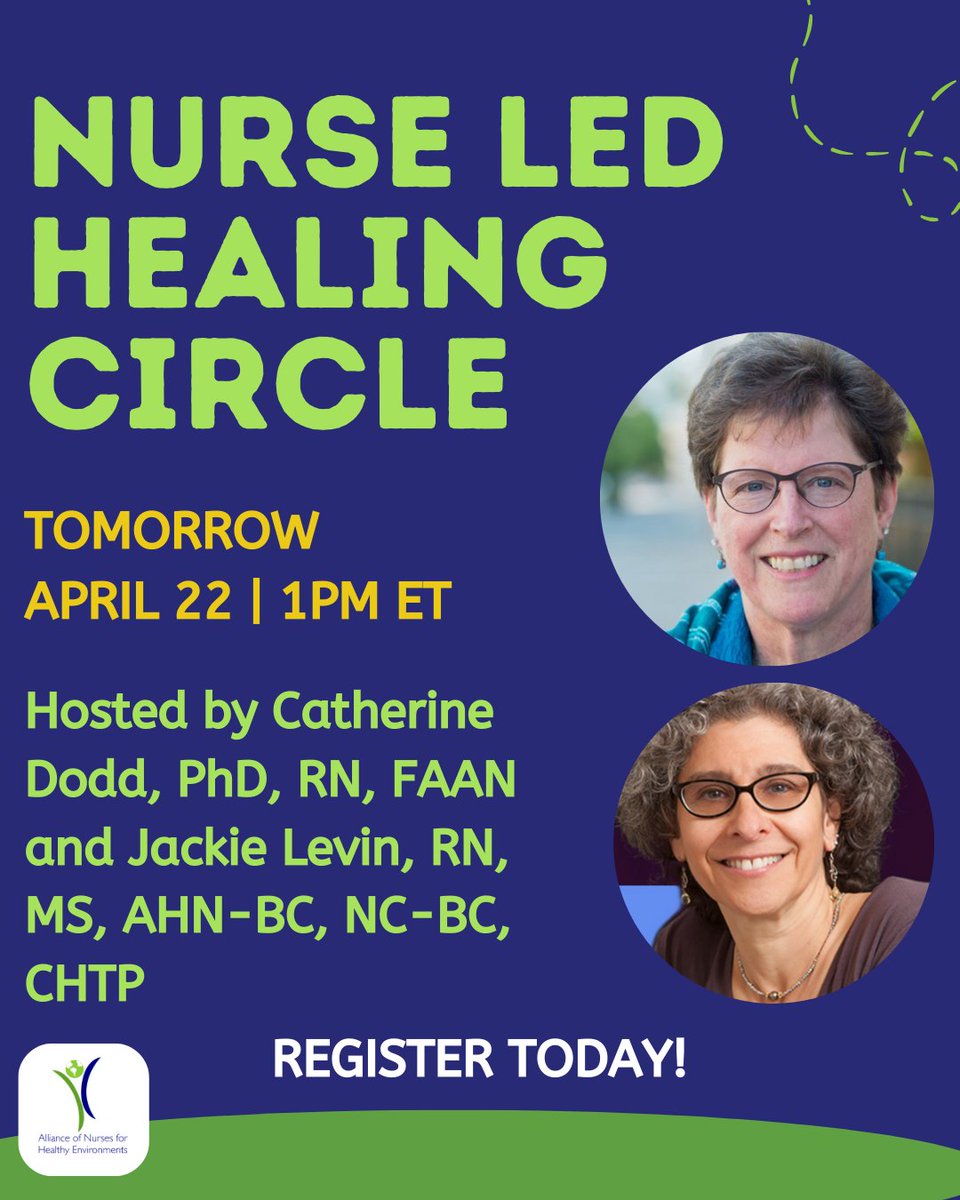 TOMORROW! A core value of ANHE is community and support of one another. In 2025, we are working on ways for ANHE nurses to come together in support of each other. 

Register today  zurl.co/Dp6pn