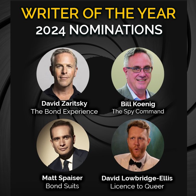 rolandhulme's tweet image. Voting is now open for the #goldenbullets #jamesbond #bondcommunityawards. @ExperienceBond @TheSpyCommand @BondSuits @LicenceToQueer
form.typeform.com/to/LN6zOkJ2