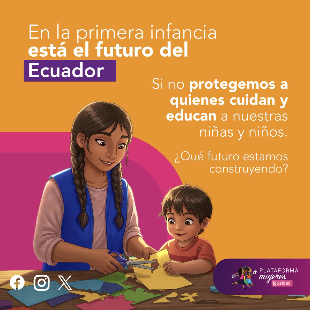 Mujeres Igualdad (@mujerigualdadec) on Twitter photo El sistema de desarrollo infantil requiere inversión. Exigimos el incremento y entrega oportuna del presupuesto del MIES para las instancias cooperantes y los GAD. <a href="/care_ecuador/">CARE Ecuador</a> <a href="/EcuadorFes/">Friedrich-Ebert-Stiftung en Ecuador</a> <a href="/ConamuneN/">Mujeres Afro Ecuador - Conamune Nacional</a> <a href="/prensaceosl/">CEOSL</a>
<a href="/mujerymujerEC/">Fundación Mujer & Mujer</a>
<a href="/FAU_LAC/">Fondo Acción Urgente</a>
<a href="/Untha_Ecuador/">UNTHA ECUADOR</a> <a href="/Lafedesucumbios/">Federación de Mujeres de Sucumbíos (FMS)</a> El sistema de desarrollo infantil requiere inversión. Exigimos el incremento y entrega oportuna del presupuesto del MIES para las instancias cooperantes y los GAD. <a href="/care_ecuador/">CARE Ecuador</a> <a href="/EcuadorFes/">Friedrich-Ebert-Stiftung en Ecuador</a> <a href="/ConamuneN/">Mujeres Afro Ecuador - Conamune Nacional</a> <a href="/prensaceosl/">CEOSL</a>
<a href="/mujerymujerEC/">Fundación Mujer & Mujer</a>
<a href="/FAU_LAC/">Fondo Acción Urgente</a>
<a href="/Untha_Ecuador/">UNTHA ECUADOR</a> <a href="/Lafedesucumbios/">Federación de Mujeres de Sucumbíos (FMS)</a>