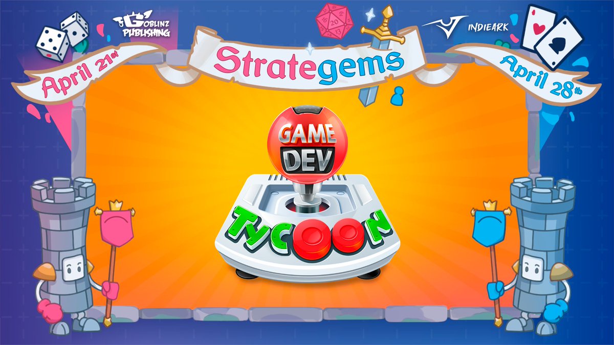 GreenheartGames's tweet image. do you love Strategy games? we certainly do! 💚

both of our games are featured in the first edition of @Strategems_, an event celebrating the diversity of the Strategy genre!

experience the @TavernKeeper Demo, or grab @GameDevTycoon at a 65% discount. 🍻