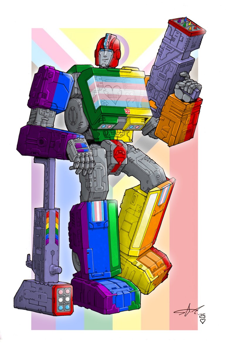 SDC_MisterJazzz's tweet image. IronPride!
Because when rights are under attack it's more important than ever to be an ally. 

Love is love.
Trans rights are human rights.
Freedom is the right of all sentient beings.