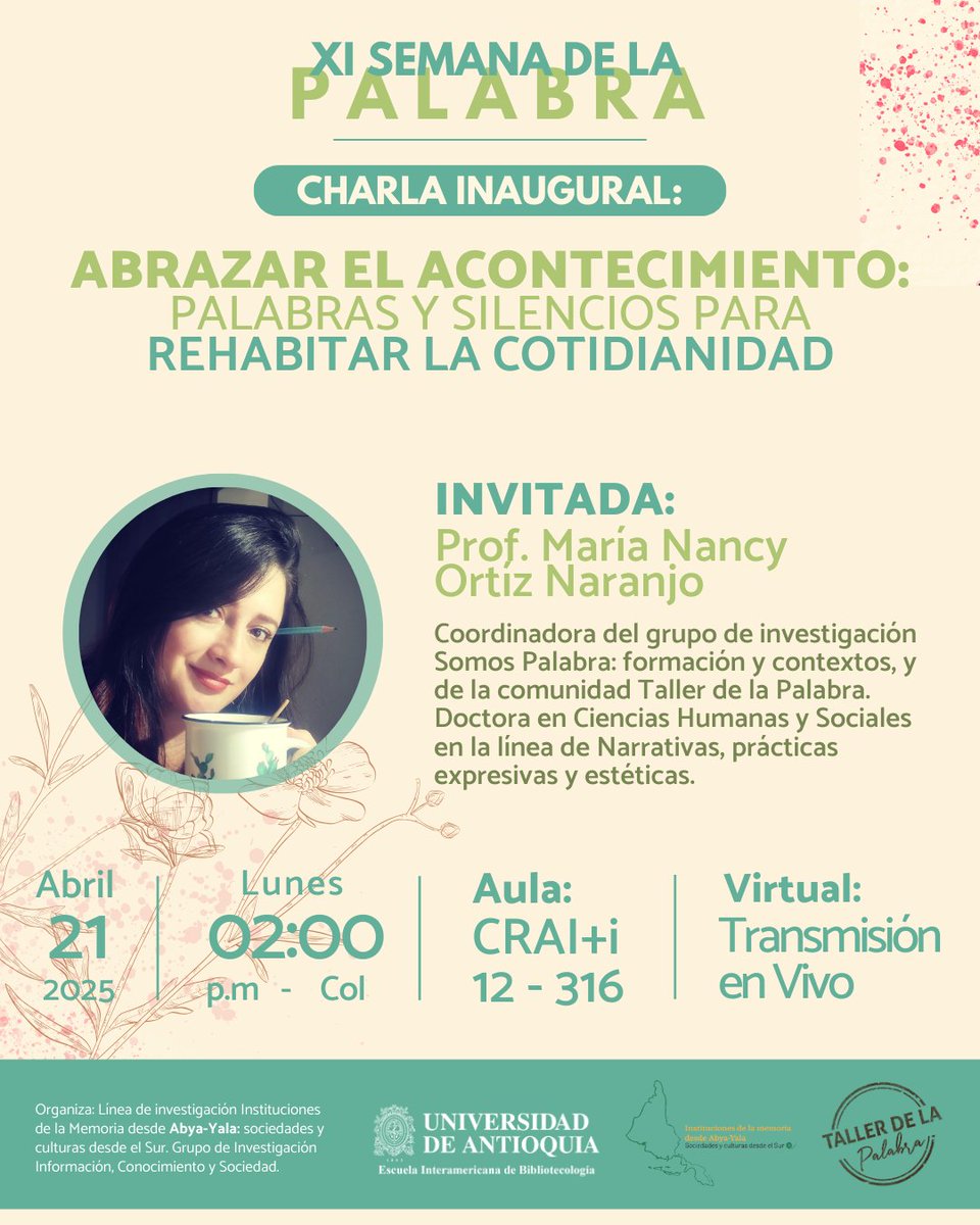 Escuela Interamericana de Bibliotecología UdeA tweet media