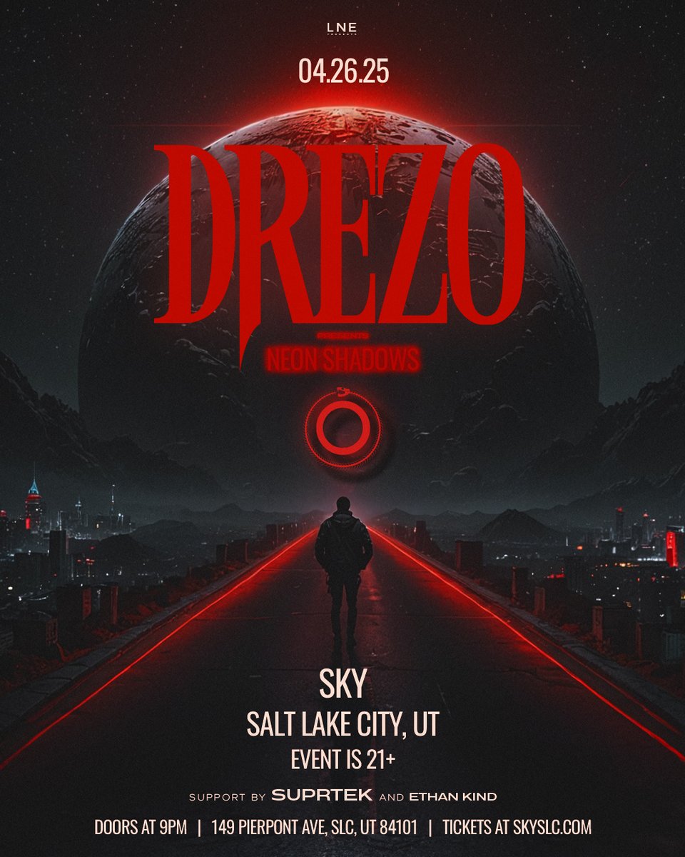 LNE Presents (@lnepresents) on Twitter photo NEW SHOW + UP NEXT at <a href="/SkyVenueSLC/">Sky SLC</a>⚡
8.15 - <a href="/Embrz/">EMBRZ</a> on the Rooftop
4.24 - <a href="/imyetep/">yetep</a>
4.25 - <a href="/FLOSSTRADAMUS/">FLOSSTRADAMUS ⚠</a>
4.26 - <a href="/drezomusic/">Drezo</a>
5.01 - <a href="/nothanksmusic/">No Thanks</a>
5.02 - <a href="/BEAUZ_WORLD/">BEAUZ 😈</a>
5.04 - <a href="/AutografMusic/">autografmusic</a>
5.09 - <a href="/itsrvshvd/">RVSHVD</a>
5.10 - <a href="/imdanielallan/">Daniel Allan</a> (360º)
LNEPresents.com 🎟️
#LNE #SkySLC NEW SHOW + UP NEXT at <a href="/SkyVenueSLC/">Sky SLC</a>⚡
8.15 - <a href="/Embrz/">EMBRZ</a> on the Rooftop
4.24 - <a href="/imyetep/">yetep</a>
4.25 - <a href="/FLOSSTRADAMUS/">FLOSSTRADAMUS ⚠</a>
4.26 - <a href="/drezomusic/">Drezo</a>
5.01 - <a href="/nothanksmusic/">No Thanks</a>
5.02 - <a href="/BEAUZ_WORLD/">BEAUZ 😈</a>
5.04 - <a href="/AutografMusic/">autografmusic</a>
5.09 - <a href="/itsrvshvd/">RVSHVD</a>
5.10 - <a href="/imdanielallan/">Daniel Allan</a> (360º)
LNEPresents.com 🎟️
#LNE #SkySLC