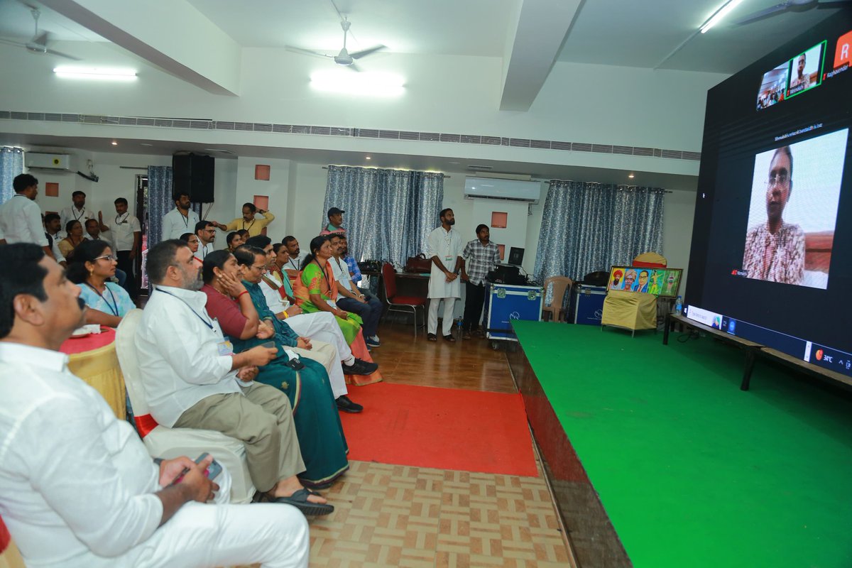 K Raju (@krajuinc) on Twitter photo Today, I attended the #AdivasiBuniyadiKaryakartaSammelan organized by Telangana Adivasi Congress at Haritha Kakatiya Hotel, Warangal, with Dr. <a href="/VikrantBhuria/">Dr.Vikrant Bhuria</a> & Shri <a href="/BellaiahNaik/">Bellaiah Naik Teja</a>, and Ms. <a href="/MNatarajanINC/">Meenakshi Natarajan</a>, who joined virtually.
The dedication of the Adivasi Congress of <a href="/INCIndia/">Congress</a> Today, I attended the #AdivasiBuniyadiKaryakartaSammelan organized by Telangana Adivasi Congress at Haritha Kakatiya Hotel, Warangal, with Dr. <a href="/VikrantBhuria/">Dr.Vikrant Bhuria</a> & Shri <a href="/BellaiahNaik/">Bellaiah Naik Teja</a>, and Ms. <a href="/MNatarajanINC/">Meenakshi Natarajan</a>, who joined virtually.
The dedication of the Adivasi Congress of <a href="/INCIndia/">Congress</a>