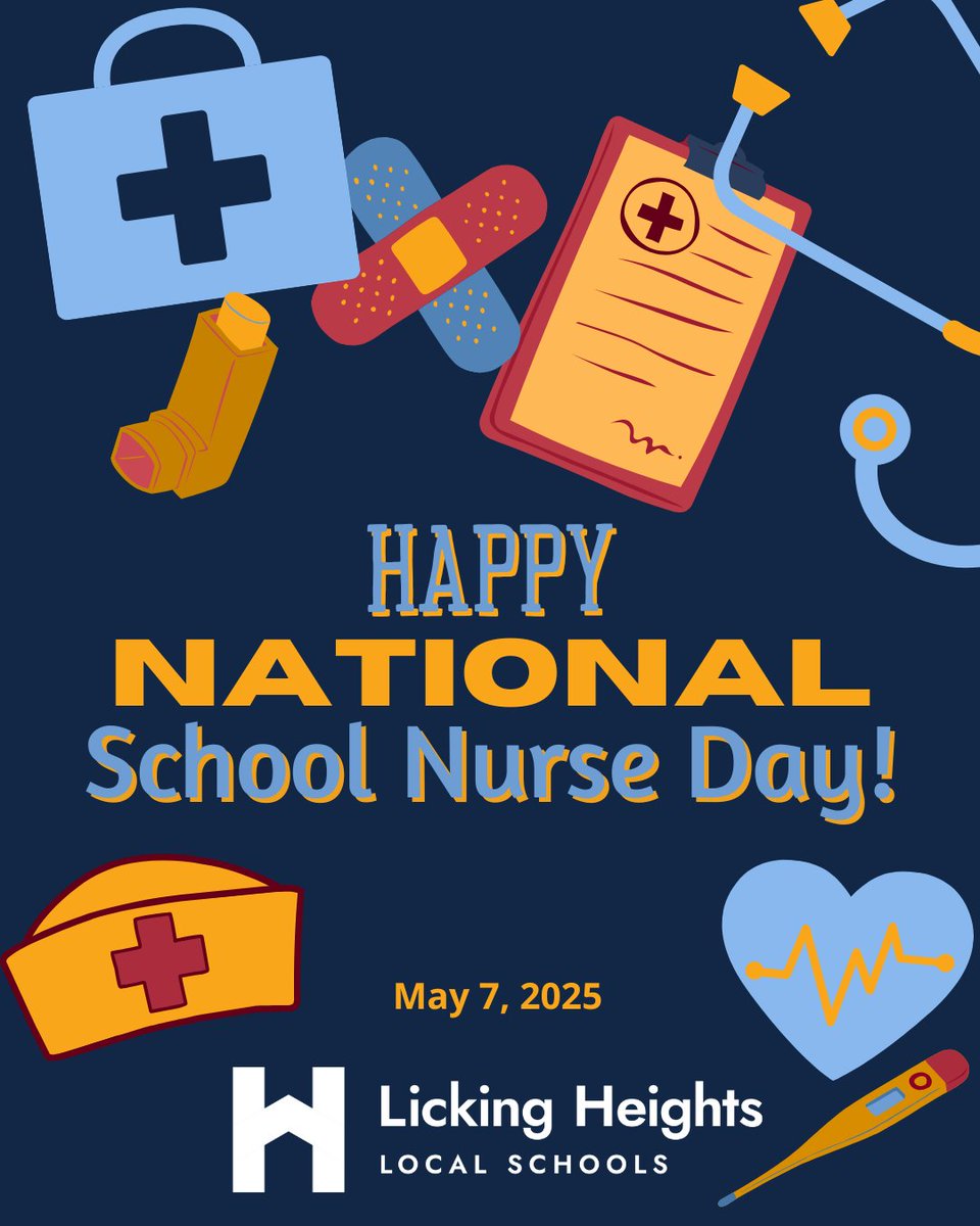 🩺 Happy National School Nurse Day!

Today we celebrate our incredible Licking Heights school nurses who go above and beyond to keep our students healthy, safe, and smiling every day. Thank you for all that you do—we appreciate you! ❤️

#SchoolNurseDay #HornetsTakeFlight