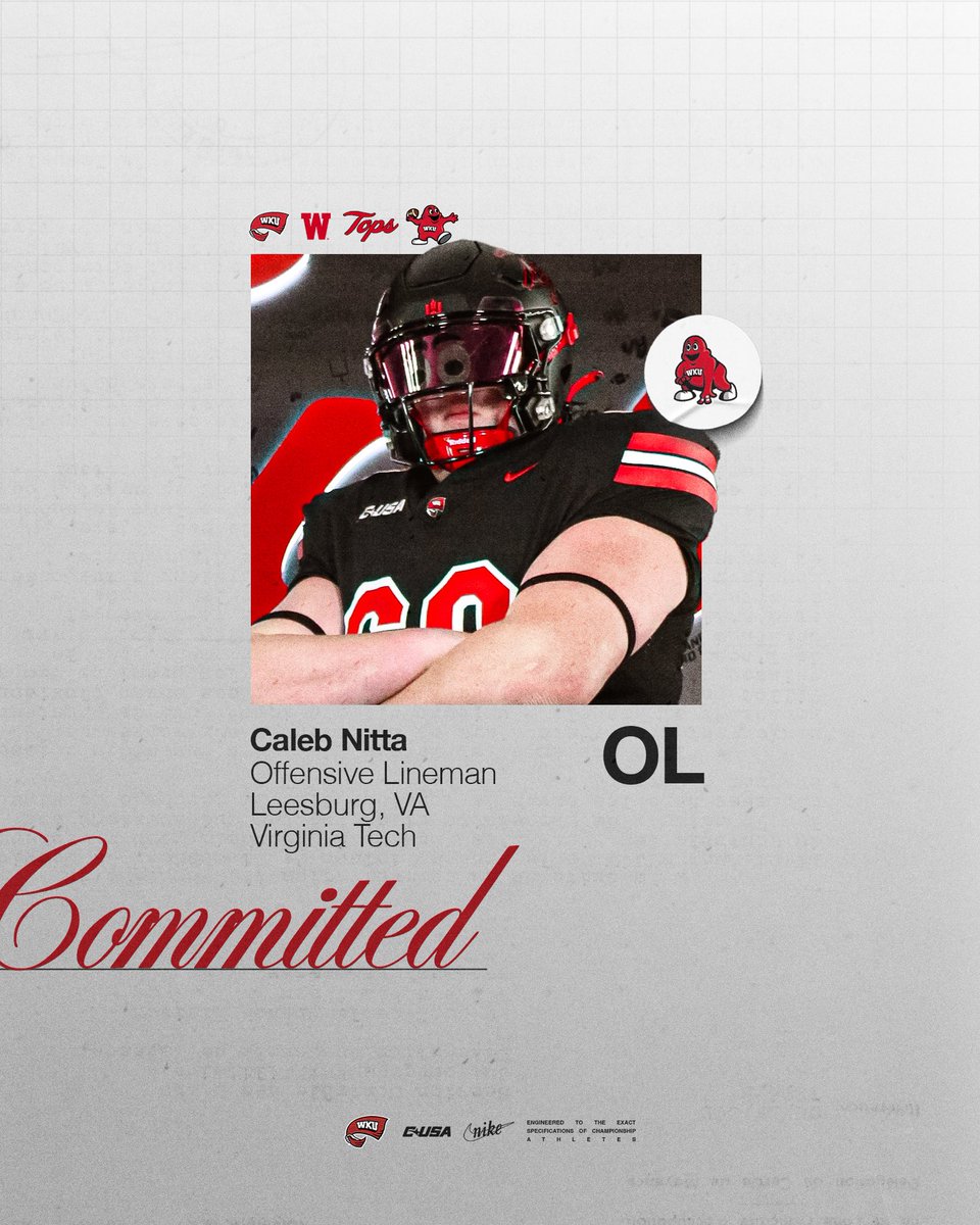 Caleb Nitta (@calebnitta) on Twitter photo After talking with my family, I am blessed to announce I will be playing football at Western Kentucky next fall. #GoTops <a href="/WKUFootball/">WKU Football</a> <a href="/WKURecruiting/">WKU Football Recruiting</a> <a href="/Coach_Helton/">Tyson Helton</a> <a href="/CoachBernardi74/">Joe Bernardi</a> After talking with my family, I am blessed to announce I will be playing football at Western Kentucky next fall. #GoTops <a href="/WKUFootball/">WKU Football</a> <a href="/WKURecruiting/">WKU Football Recruiting</a> <a href="/Coach_Helton/">Tyson Helton</a> <a href="/CoachBernardi74/">Joe Bernardi</a>
