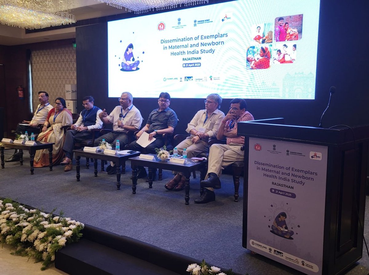 nhm_rajasthan's tweet photo. State Dissemination Workshop on “Exemplars in Maternal &amp; Newborn Health Study: Rajasthan” we showcased how systemic efforts are driving impact #SafeChildbirthChecklist #MAMTAExpress #PCTS #PrasavWatch are lowering #MMR &amp; #IMR
Thanks to @MoHFW_INDIA &amp; @NHSRC_India.
@JhpiegoIndia https://t.co/rqAMUAuFyX