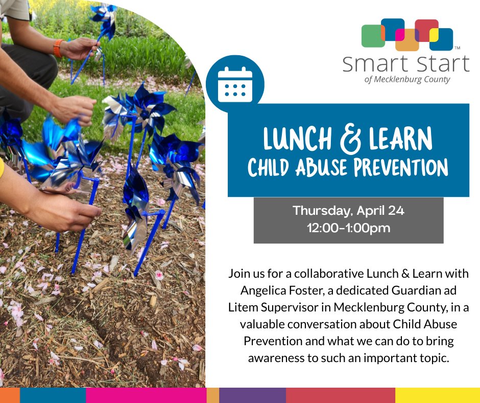 🔜 Join Smart Start of Mecklenburg County for a collaborative Lunch &amp; Learn with special guest Angelica Foster.

📅 Thursday, April 24 
⏰ 12:00pm-1:00pm 
📍 Ascend Nonprofit Training Rooms, 601 E 5th St.
🆓🎫 ow.ly/O8Fe50VELL0
