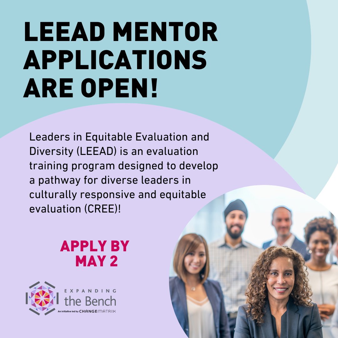 LEEAD is looking for experienced evaluators who are committed to equity and ready to mentor the next generation of leaders. Share your expertise and support emerging changemakers. Learn more and apply here by May 2: loom.ly/wzD1fCs