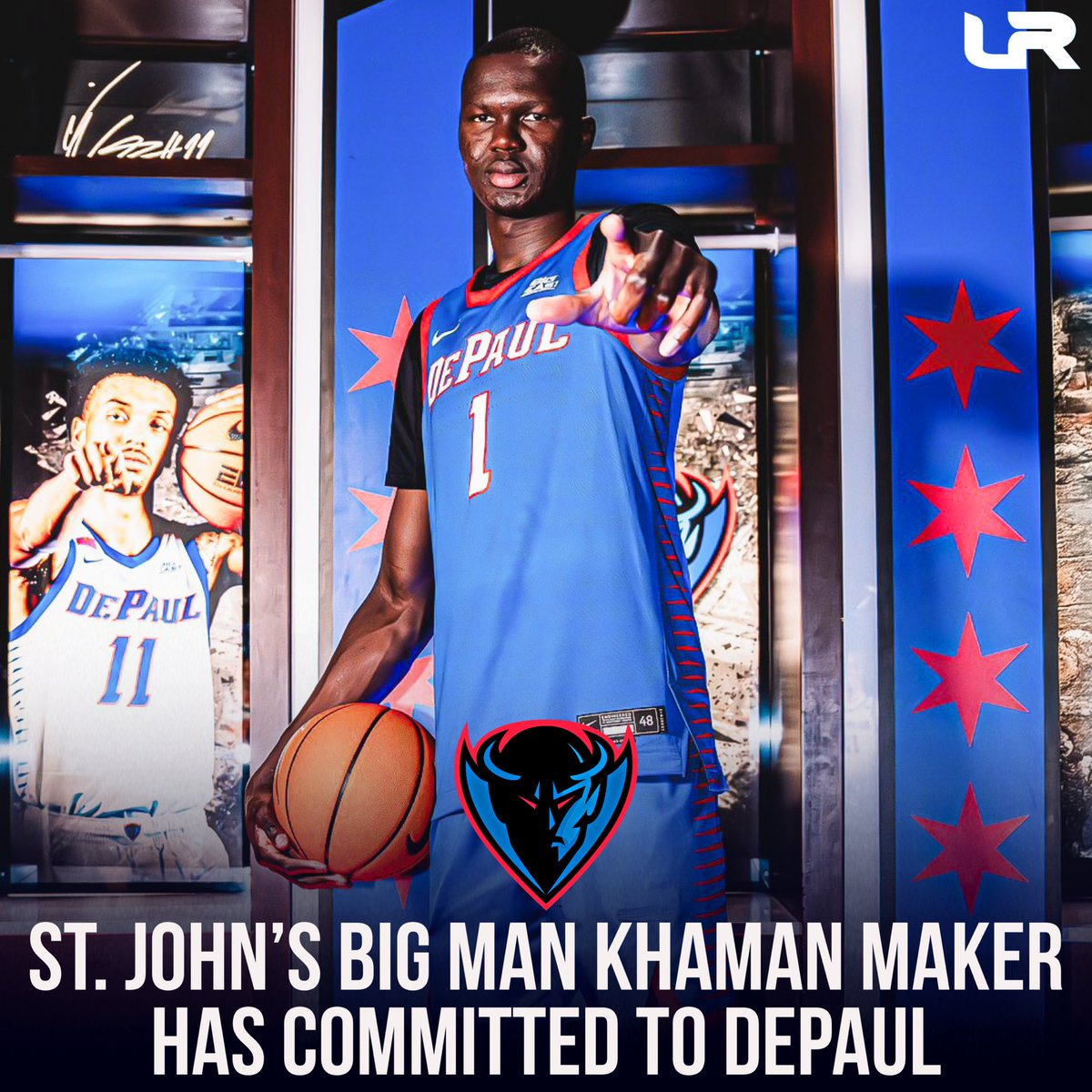 Sam Kayser (@247hshoops) on Twitter photo NEWS: St. John’s big man Khaman Maker has committed to DePaul, he tells <a href="/LeagueRDY/">League Ready</a>.
Maker is a former four-star recruit who played just one season at St. John’s for Rick Pitino. Played in one total game this season.
Solid addition for the Blue Demons. NEWS: St. John’s big man Khaman Maker has committed to DePaul, he tells <a href="/LeagueRDY/">League Ready</a>.
Maker is a former four-star recruit who played just one season at St. John’s for Rick Pitino. Played in one total game this season.
Solid addition for the Blue Demons.