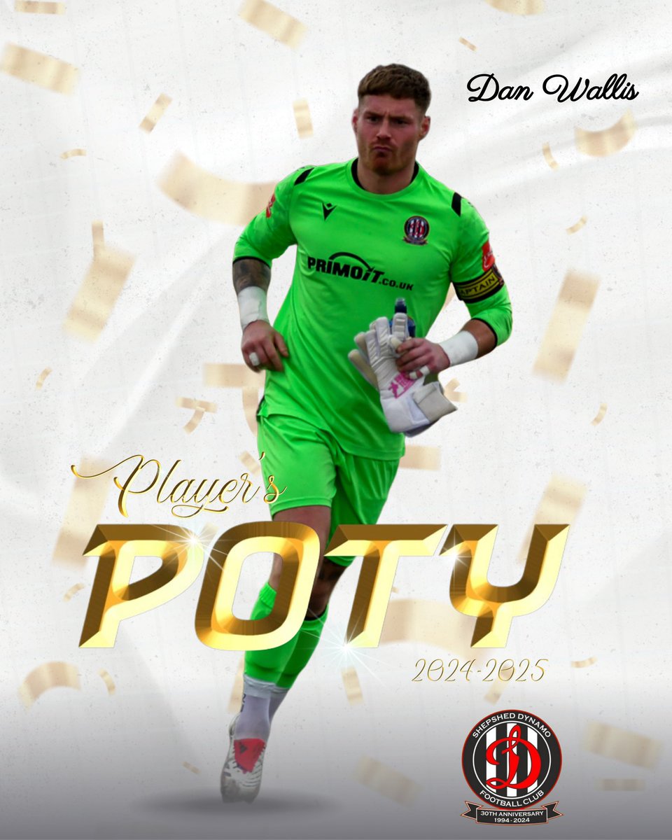 AWARD WINNER!

Your 2024-25 Player’s player of the season is…

Dan Wallis!

Congratulations <a href="/DanWallis01/">Dan Wallis</a> 🖤🤍
