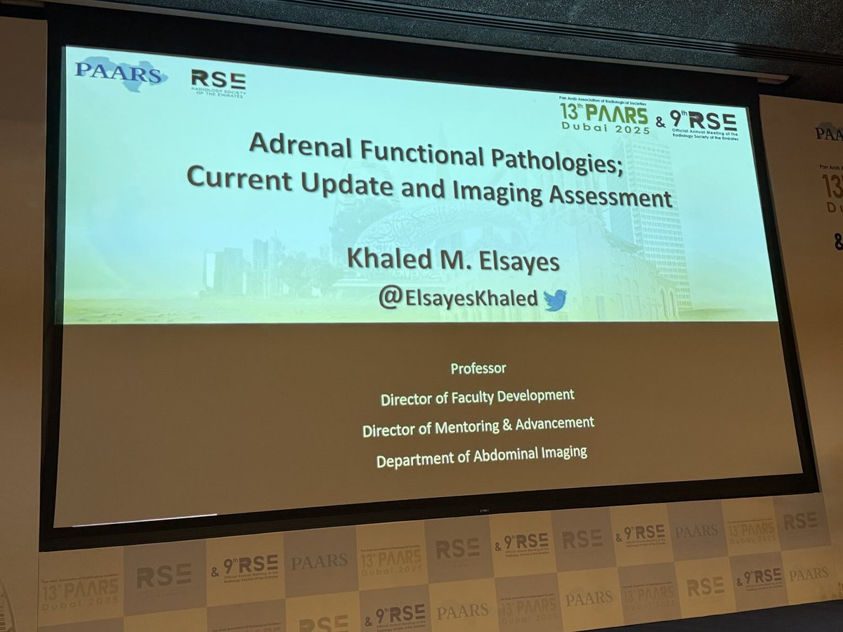 Khaled Elsayes (@elsayeskhaled) on Twitter photo Humbled and honored to give the keynote lecture of 13th PAARS annual conference; enjoyed discussions, seeing many colleagues and trainees β¦β¦<a href="/ACOREdu/">Academy of Online Radiology Education</a>β© β¦β¦<a href="/MedBlendPub/">MedBlend</a>β© Humbled and honored to give the keynote lecture of 13th PAARS annual conference; enjoyed discussions, seeing many colleagues and trainees β¦β¦<a href="/ACOREdu/">Academy of Online Radiology Education</a>β© β¦β¦<a href="/MedBlendPub/">MedBlend</a>β©