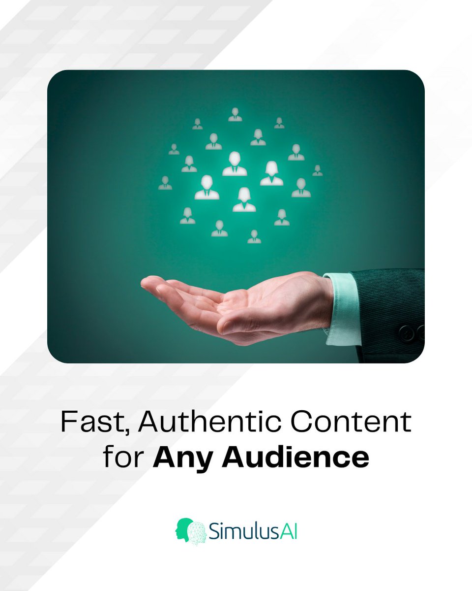 Reach more people, in more places, with less effort. Produce video content seamlessly with Simulus AI! Get started today!

#BringingHumanitytoAI #HumanDigitalTwin #HDT #ContentCreation #AI #Enterprise #SimulusAI #Technology #Innovation