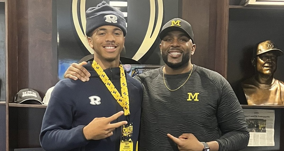 On300 TE Israel Briggs calls Michigan a legendary place and the Big House iconic. More on his visit to Ann Arbor for the spring game here: on3.com/news/four-star…