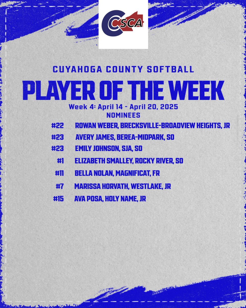 Here are your Week 4 Player and Pitcher of the Week nominees for the Week of April 14-20th!