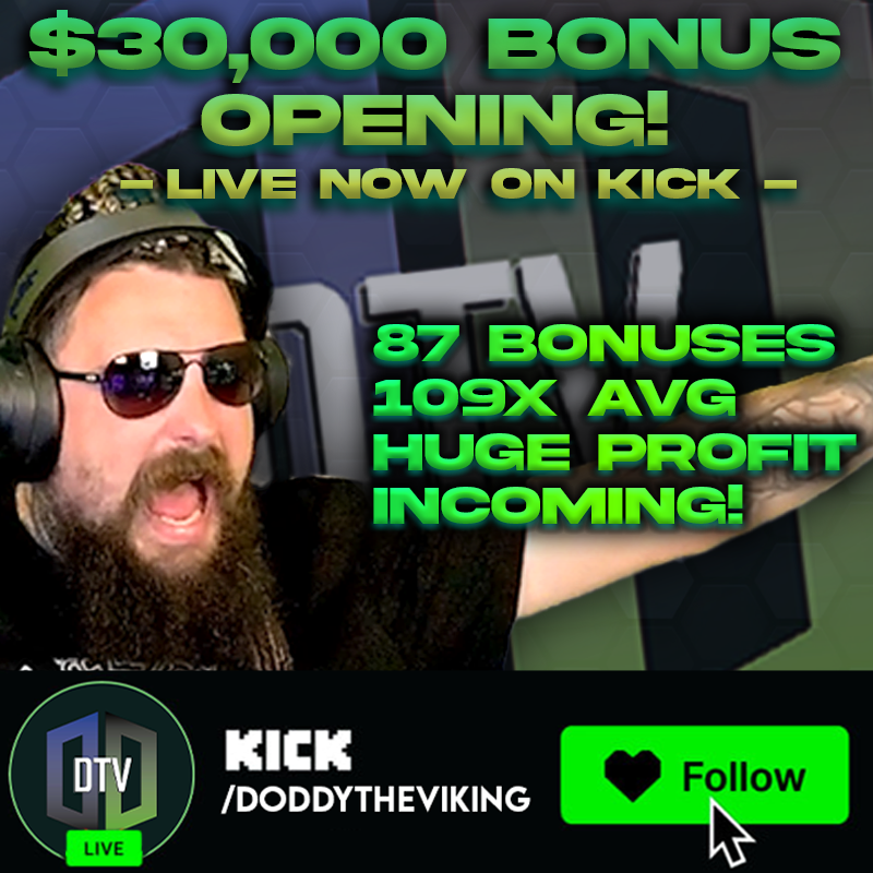 🤑HUGE BONUS OPENING! ITS CRAZY!!🤑

Today IS the day for profit! LETS DO THIS!

kick.com/doddytheviking