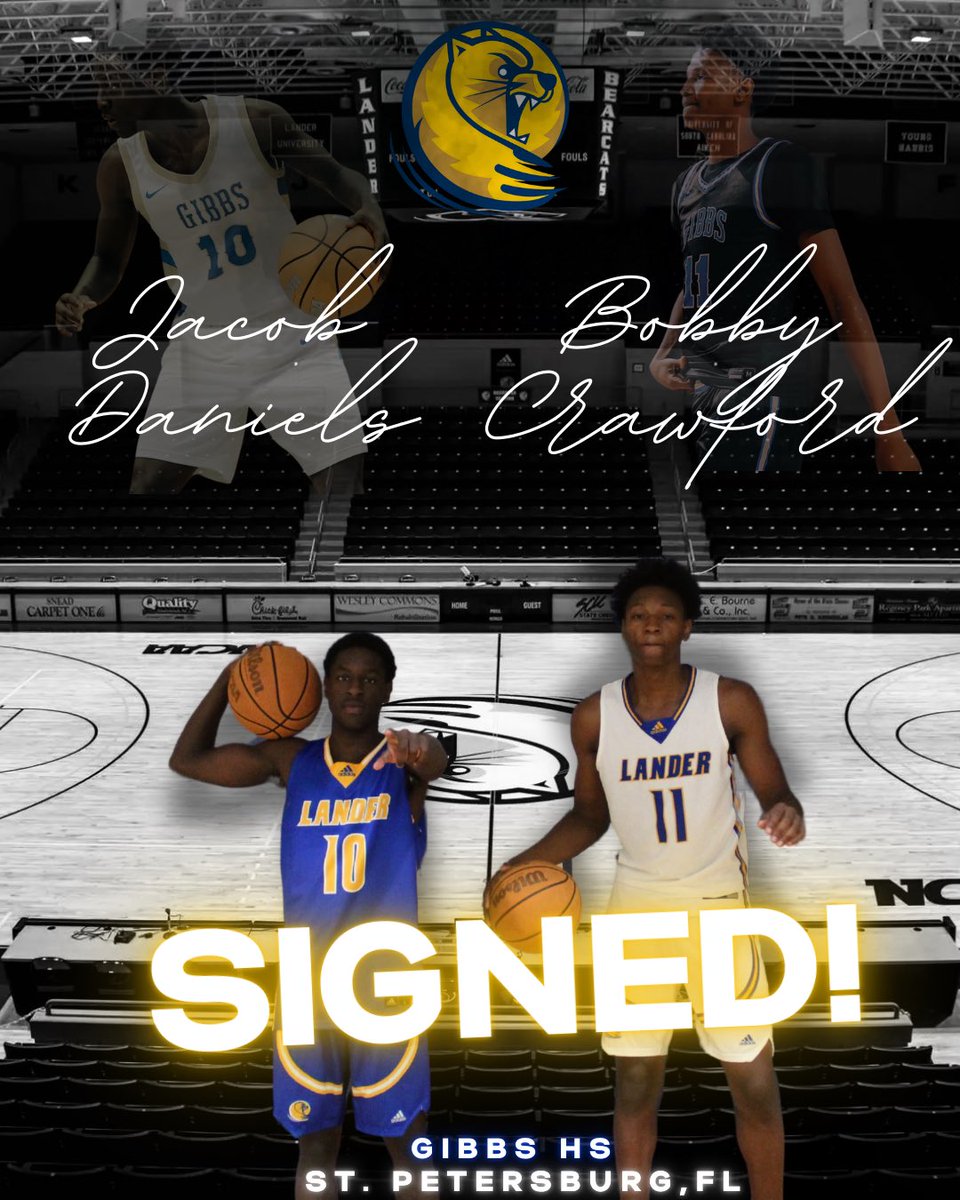 Lander Men's Basketball (@lander_mbb) on Twitter photo 1+1=2….Two studs coming our way!🔥
<a href="/SauceDaniels1/">Jacob🔟Daniels</a> x <a href="/reallybobby_21/">Bobby Crawford</a>
#FloridaBoys
#Gibbsbasketball
#cLawsUp 1+1=2….Two studs coming our way!🔥
<a href="/SauceDaniels1/">Jacob🔟Daniels</a> x <a href="/reallybobby_21/">Bobby Crawford</a>
#FloridaBoys
#Gibbsbasketball
#cLawsUp