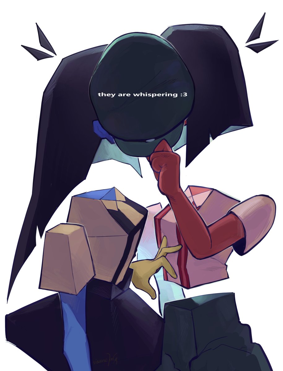 idk
我画完之后才发现她俩好像根本没亲上...?
#ENA #enadreambbq