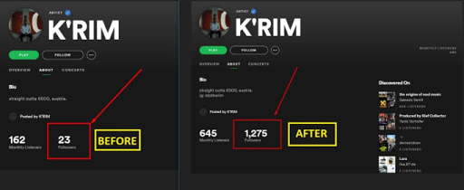𝗦𝗽𝗼𝘁𝗶𝗳𝘆 𝗠𝘂𝘀𝗶𝗰 𝗣𝗿𝗼𝗺𝗼𝘁𝗶𝗼𝗻🏆

At SocialNovo.com you simply choose your plan ✔️

✅ Real organic growth (not overnight)
✅ Get found by more people of your niche
✅ Social Proof

#soundcloud #band