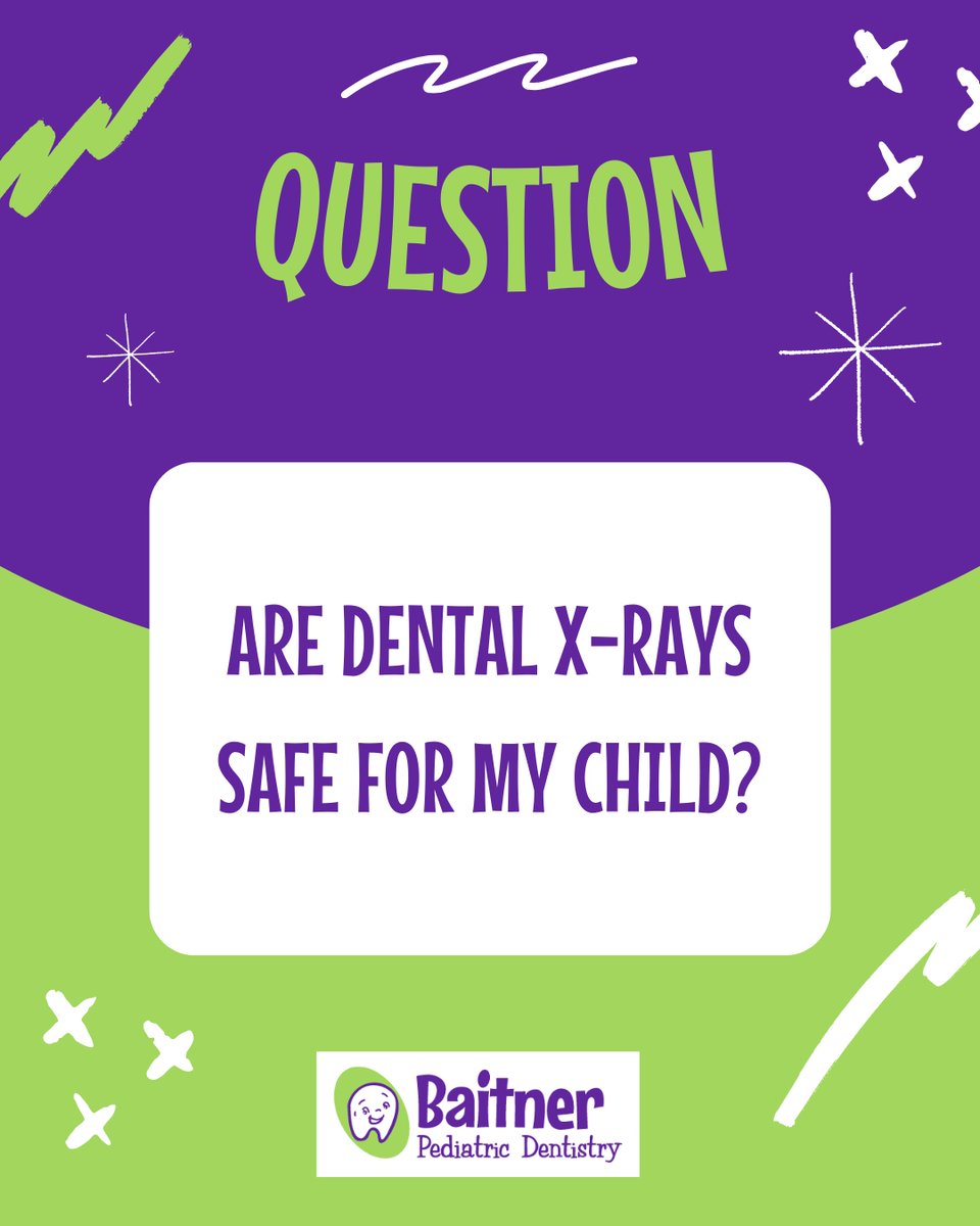 BaitnerDentist's tweet photo. Did you know? Digital X-rays offer a safer, more comfortable experience for kids, reducing radiation by up to 90% compared to traditional methods. 

#BaitnerPediatricDentistry #BaitnerPediatric #PediatricDentist #pediatric #dentistry https://t.co/BLvG3Uj7Cs