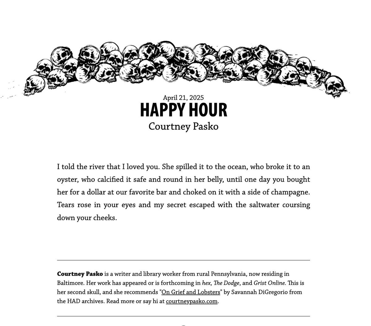 holy wow, love this micro today from <a href="/cmarielandis/">Courtney Landis Pasko</a>!!

havehashad.com/hadposts/happy…