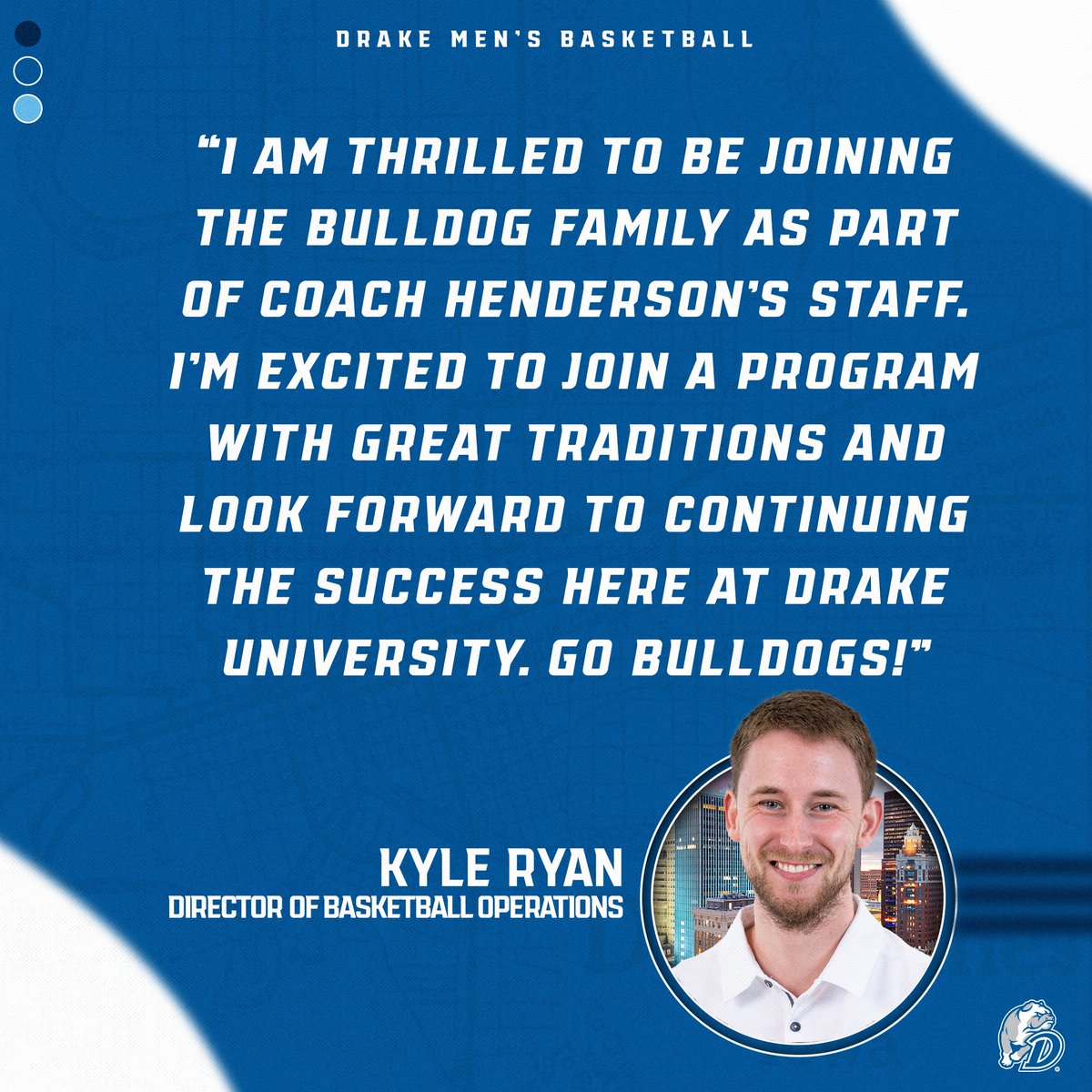 𝙍𝙚𝙖𝙙𝙮 𝙩𝙤 𝙗𝙚 𝙖 𝘽𝙪𝙡𝙡𝙙𝙤𝙜!

Welcome to Des Moines, Kyle!

#DSMHometownTeam