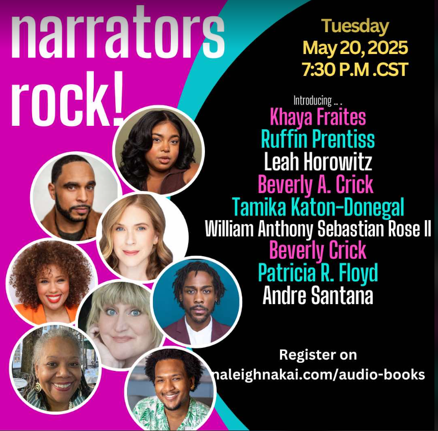 NARRATORS ROCK!! Join us for a meet and greet with some of the top narrators in the country.
When: May 20, 2025 07:30 to 8:30 PM CST (US and Canada)
Where: Online/Zoom
Register in advance for this meeting:
us02web.zoom.us/.../register/x…
You will receive a confirmation email.