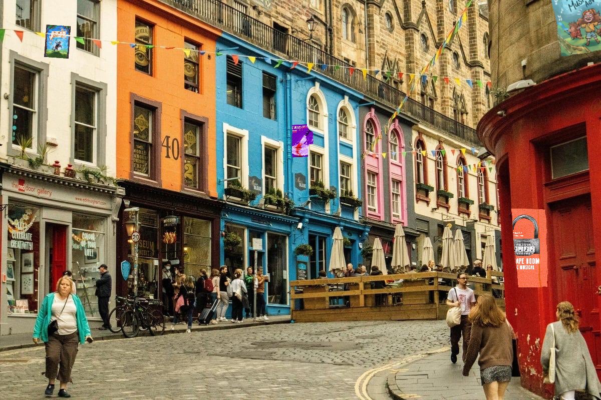 GrownupPH's tweet photo. Day One of photoshopping our posters onto the streets of Edinburgh until we have a real poster up at #edfringe… https://t.co/VbdH8oIUPO