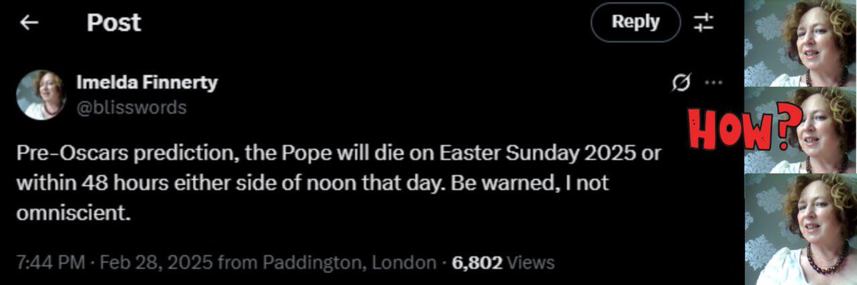 Pretty impressive prediction. 

and yes, she has a ticker...
BgCXetMG7VrN9oeSEDMvw5sXqpZaaaJdpgdXy2fmpump