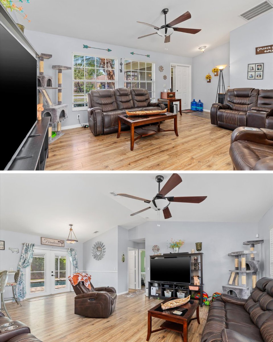 Wheres_Heidi's tweet image. 💸 Just reduced: now $330K!
Solar-powered pool home in North Port with $40 electric bills + 2024 upgrades = Florida living done right 🌴
#PriceDrop #NorthPortHomes #SolarHome #FloridaRealEstate #JustReduced