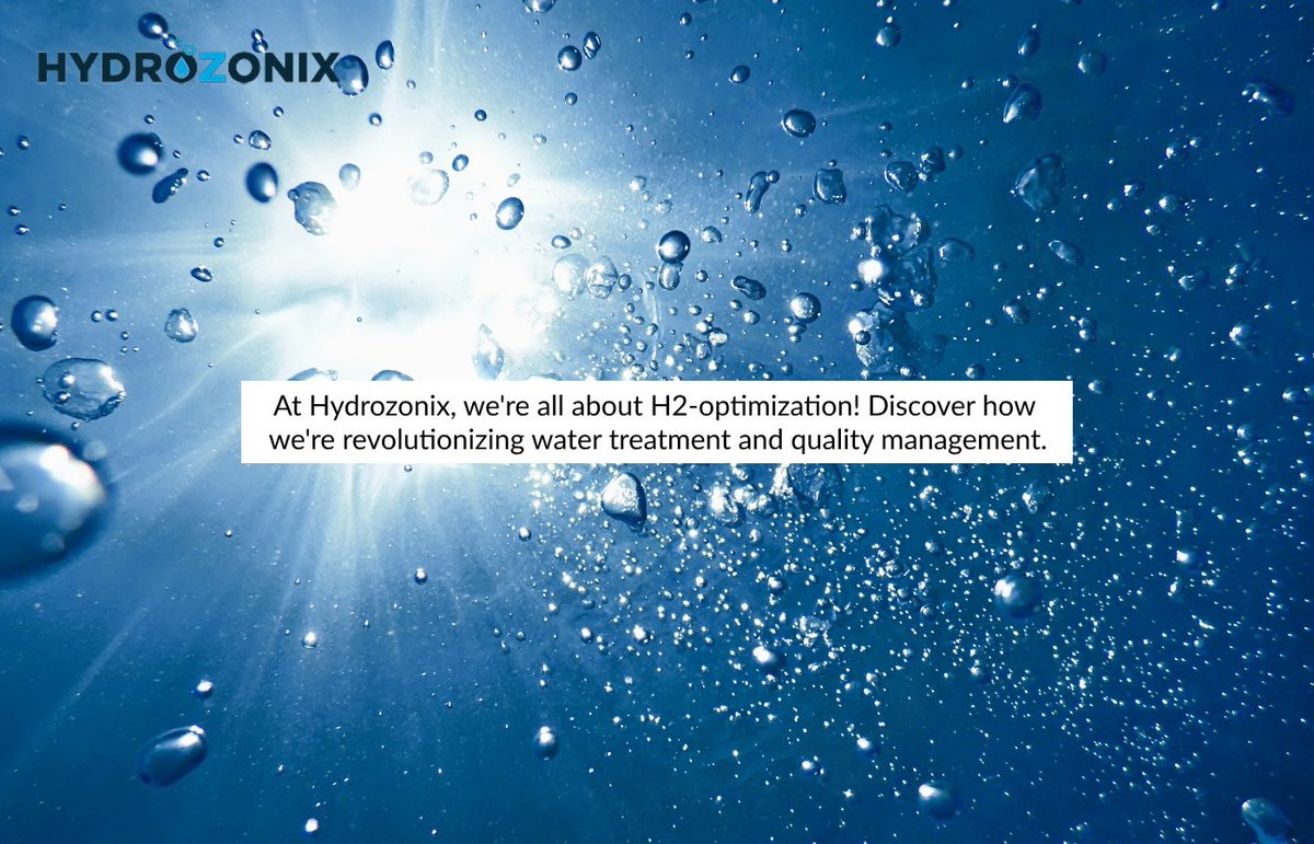 Hydrozonix_TX's tweet photo. At Hydrozonix, we're all about H2-optimization! Discover how we're revolutionizing water treatment and quality management. https://t.co/rkxVxFIOP9 #WaterManagement #WaterManagementTexas #WaterQualityManagement #WaterMonitoringServices https://t.co/wyU8c0ThHs