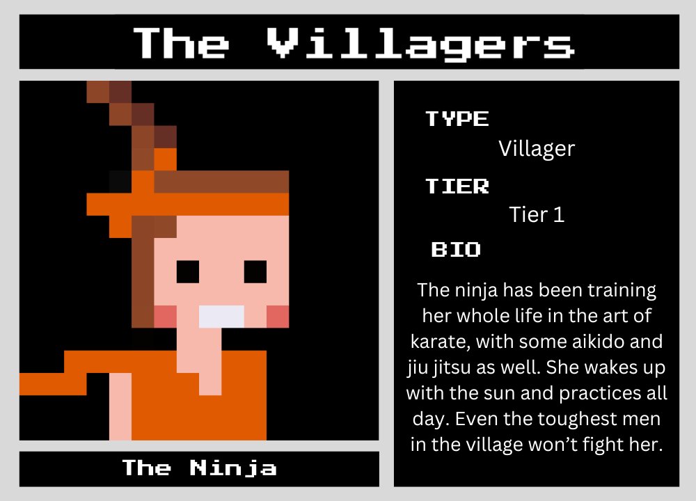 INTRODUCING... "The Ninja"