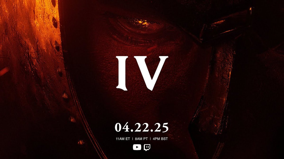 denfaminicogame's tweet photo. ベセスダ・ゲーム・スタジオが「すべてが明らかになる」発表番組を4月23日午前0時から放送。告知ビジュアルには“IV”の文字も
https://t.co/kdxAzkPImR

YouTubeとTwitchで同時配信。なぜか分からないが膝が痛んできたような気もする https://t.co/N2jgjnuuFx