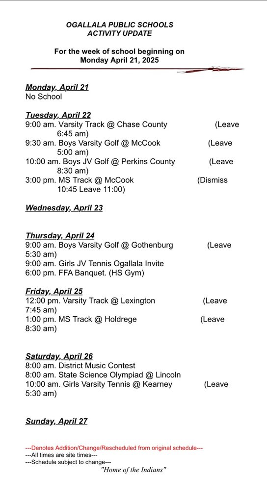 📣Activity update for the week of April 21. 

#CultureOfConfidence