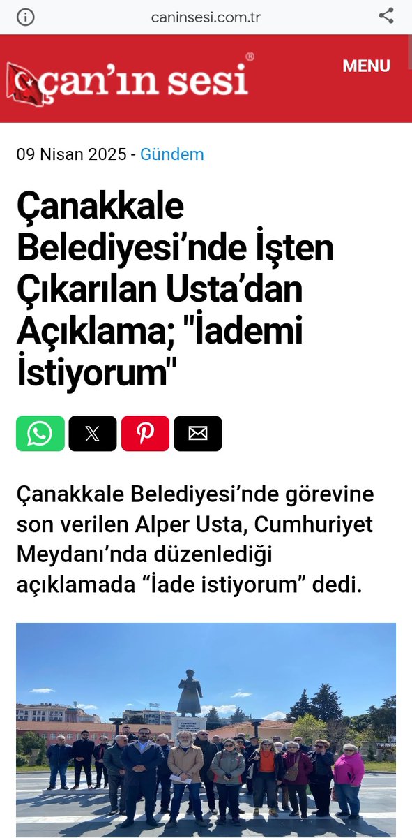 <a href="/MTanal/">Av.Mahmut TANAL</a> <a href="/erennuner/">Eren Üner</a> Chp'li Çanakkale belediyesinde işçi çıkartmalar var.
Biraz kafanızı kaldırıp bakın.
Zor değil.
#şokedici 
#SONDAKİKA