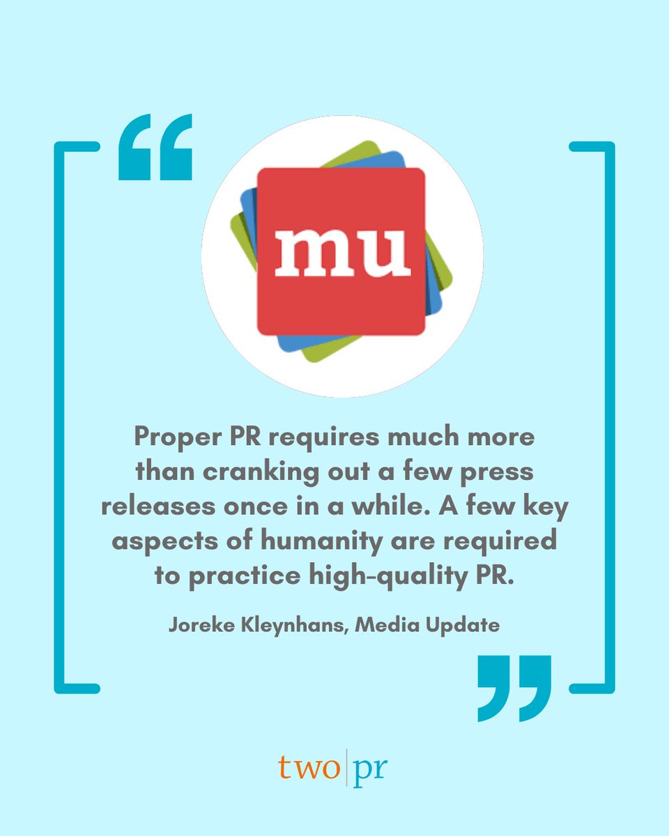 Can ChatGPT replace your PR skills? 🤔 Not quite—and this 300-word piece from <a href="/mediaupdate/">media update</a> explains why.

Read more here: mediaupdate.co.za/publicity/1577…

#AIinPR #CommsStrategy #PRTools #MediaRelations #DigitalPR