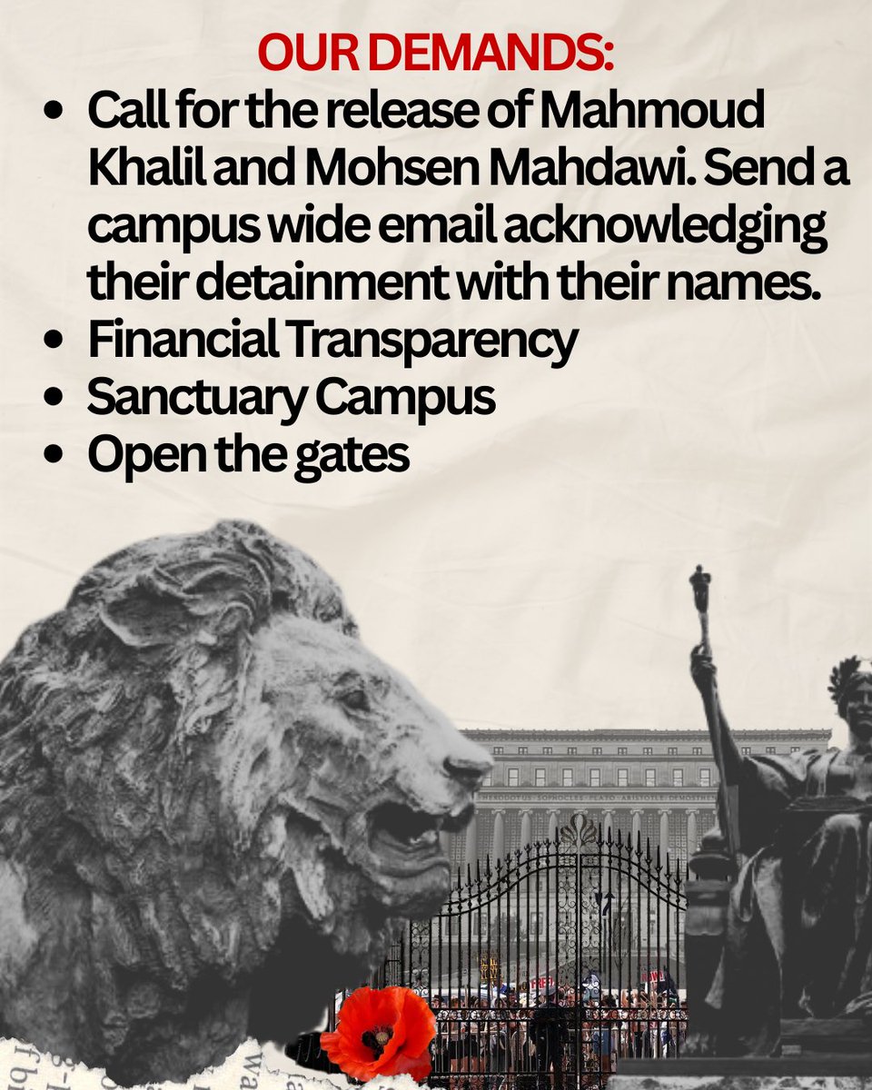 Columbia Palestine Solidarity Coalition (CPSC) tweet media