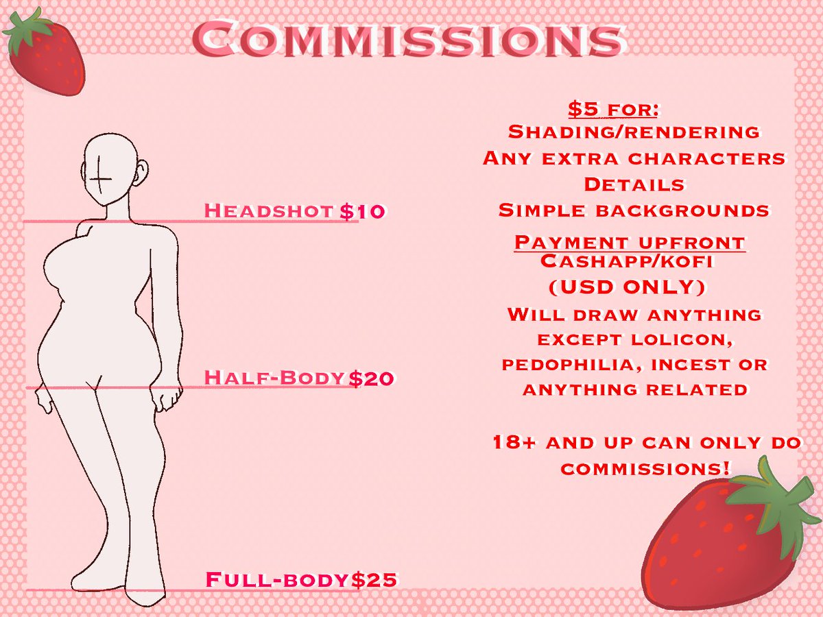 CakeyLeader's tweet photo. #cakeyleader 's #commissions 
#commissionsopen 
They're gonna be open throughout the rest of the month! https://t.co/8JNSAr4iAL