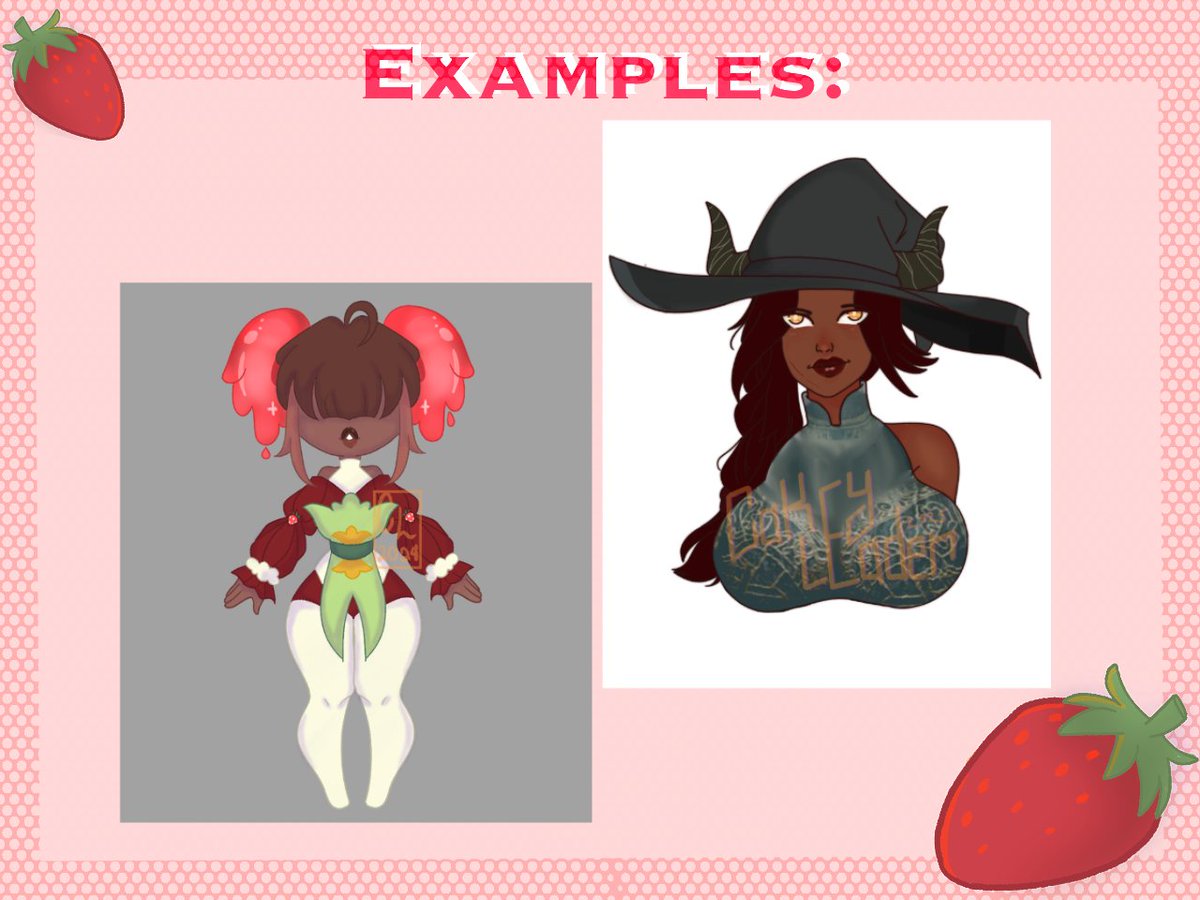 CakeyLeader's tweet photo. #cakeyleader 's #commissions 
#commissionsopen 
They're gonna be open throughout the rest of the month! https://t.co/8JNSAr4iAL