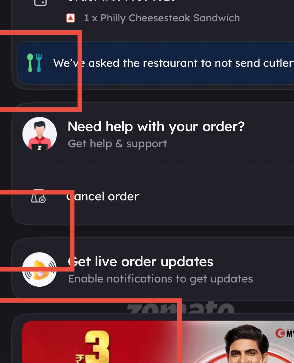 Zomato has the worst implementation of corner smoothing I’ve seen. 

Like what the hell is this?