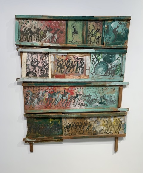 One week to go for “Love Poems” Anton Kern Gallery, curated by Chris Martin, and featuring works by self-taught artists like Uman, Thornton Dial, William Hawkins, Purvis Young, Lonnie Holley, and Forrest Bess.